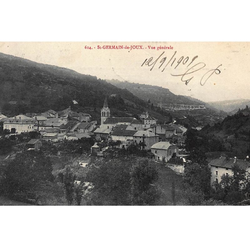 SAINT-GERMAIN-de-JOUX : vue generale - etat