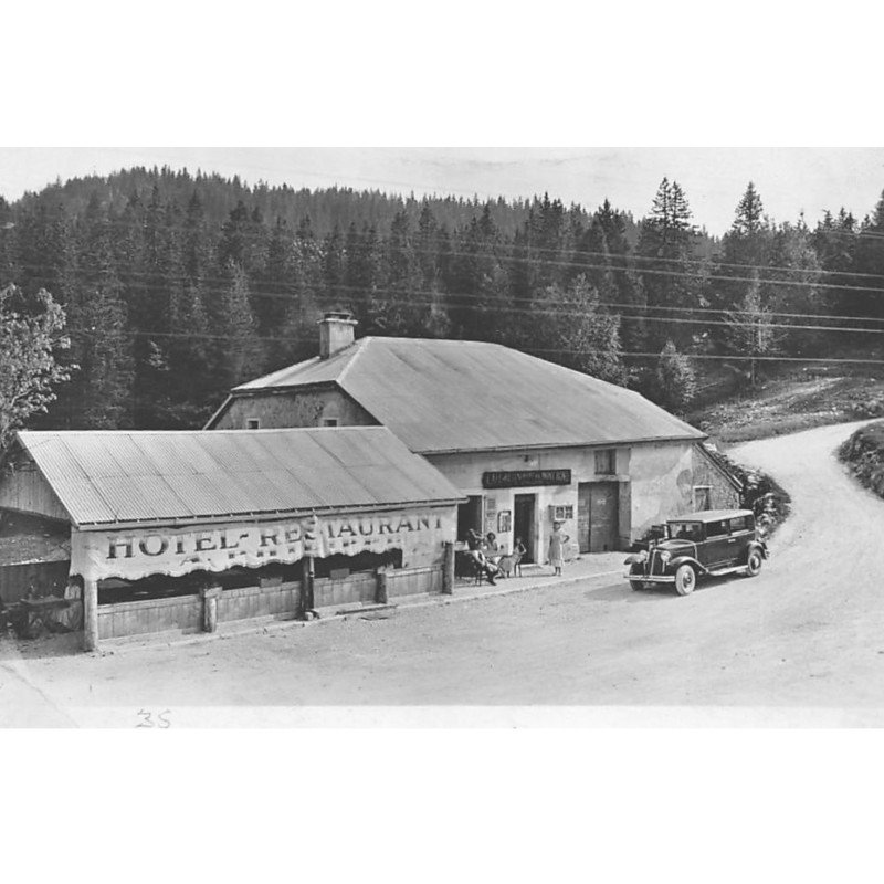 AIN : col de la faucille restaurant estier et route du mont rond - etat