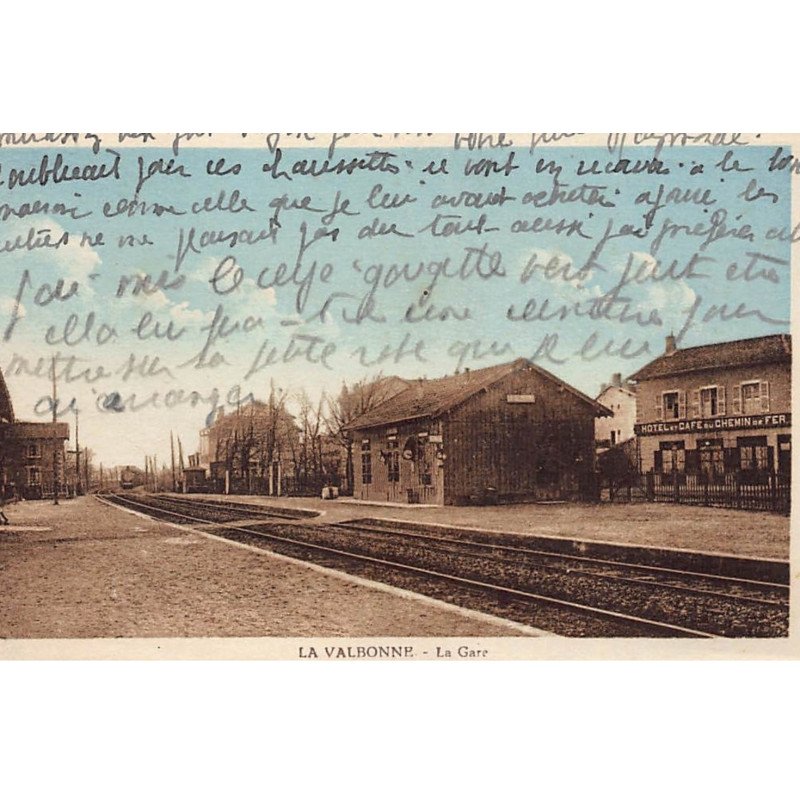 LA VALBONNE : la gare - tres bon etat