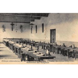 NOTRE-DAME-des-DOMBES : abbaye cistercienne de N.D. des dombes, gare et poste marlieux, refectoire - tres bon etat