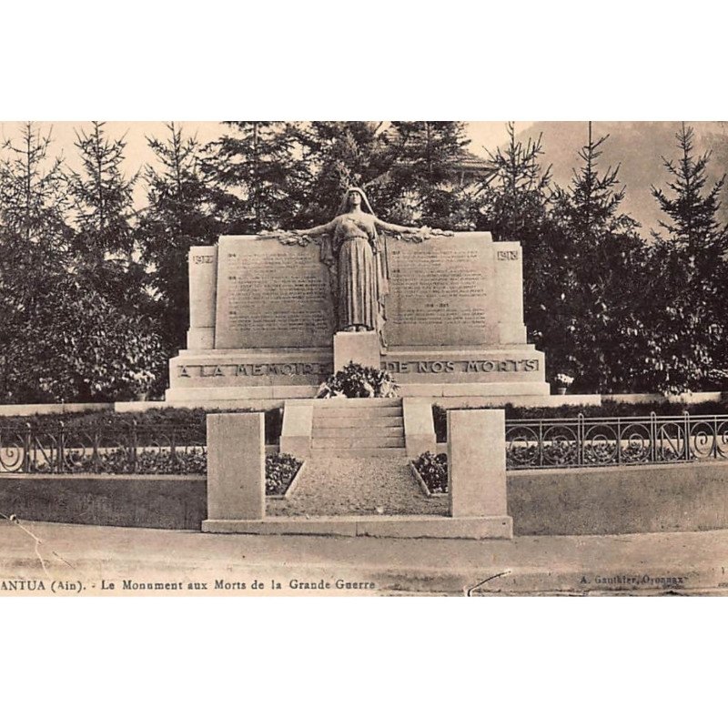 NANTUA : le monument aux morts de la grande guerre - etat