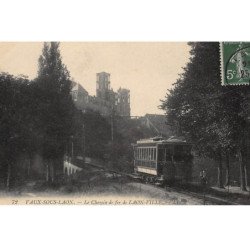 VAUX-SOUS-LAON : le chemin de fer laon-ville - tres bon etat