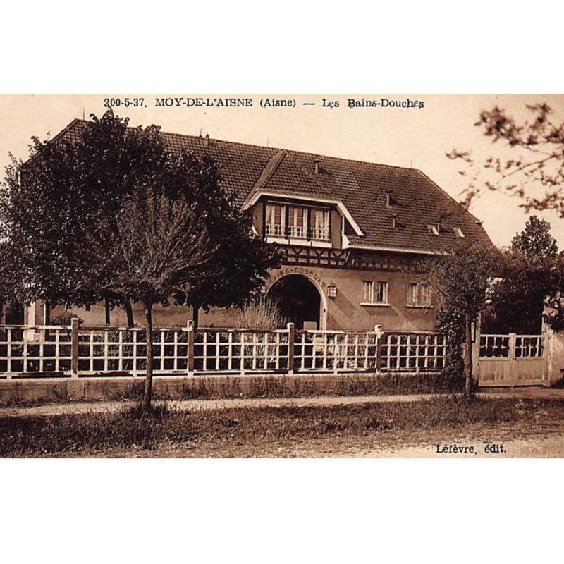 MOY-de-L'AISNE : les bains-douches - etat