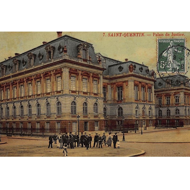 SAINT-QUENTIN : palais de justice - etat