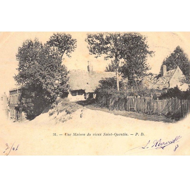 SAINT-QUENTIN : une maison du vieux st-quentin - tres bon etat