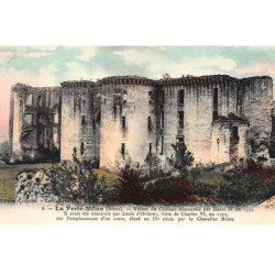 LA FERTE-MILON : ruines du chateau demantelé par henri IV en 1594 - tres bon etat