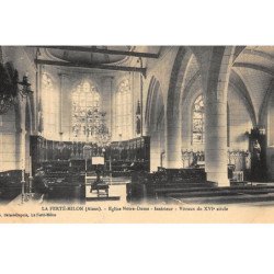 LA FERTE-MILON : eglise notre-dame interieur vitraux du XVIe siecle - tres bon etat