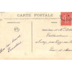 LA FERTE-MILON : eglise notre-dame et ruines du chateau - etat