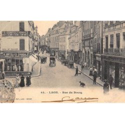 LAON : rue du bourg - etat