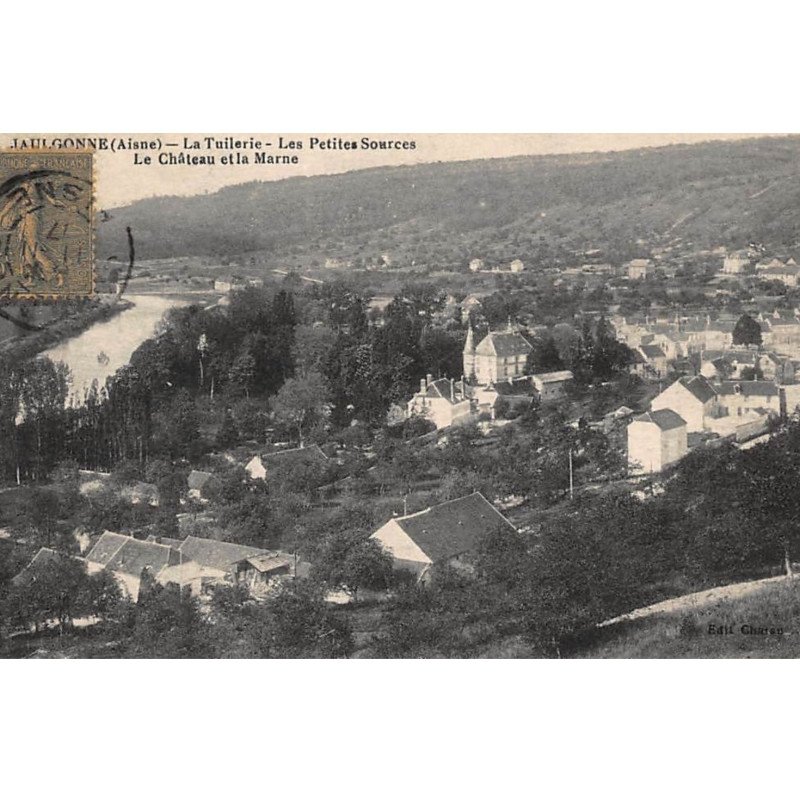 JAULGONNE : la tuilerie les petites sources le chateau et la marne - tres bon etat