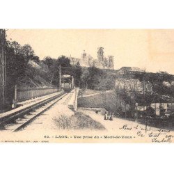 LAON : vue prise du mont-de-vaux - tres bon etat