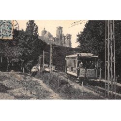 LAON : le tramway à vaux rue lenain - etat