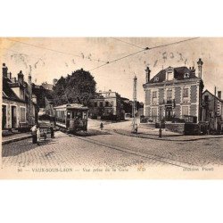 VAUX-SOUS-LAON : vue prise de la gare - tres bon etat