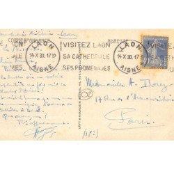 VAUX-SOUS-LAON : vue prise de la gare - tres bon etat