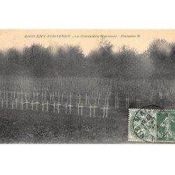 AMBLENY-FONTENOY : le cimetiere national division B - tres bon etat