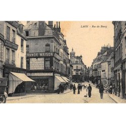 LAON : rue du bourg - etat