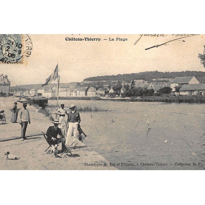 CHATEAU-THIERRY : la plage - etat