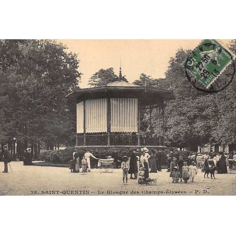 SAINT-QUENTIN : le kiosque des champs-elyséen - tres bon etat