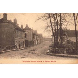 JAULGONNE : avant la guerre, rue du moulin - tres bon etat