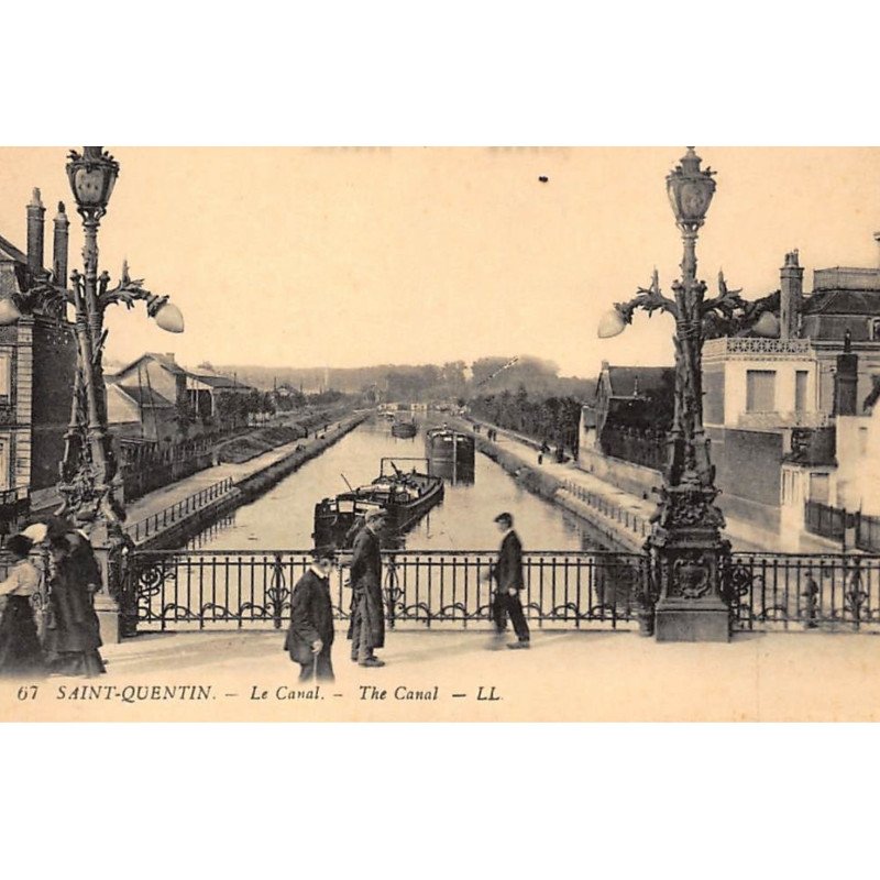SAINT-QUENTIN : le canal - tres bon etat