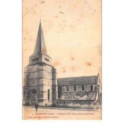 AUBENTON : l'eglise du XIIe siecle prise du sud-ouest - etat