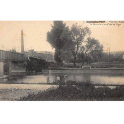 AISNE : la sucrerie et un coin du pont - tres bon etat