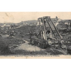 MARGIVAL : les gros canons qui tiraient sur la bertha - tres bon etat