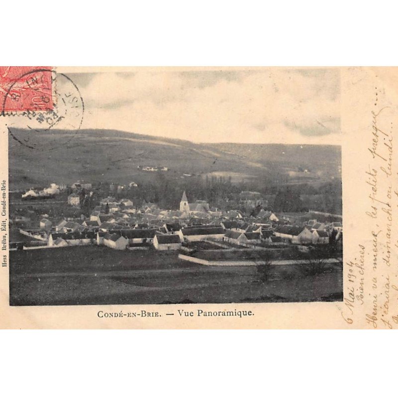 CONDE-en-BRIE : vue panoramique - tres bon etat