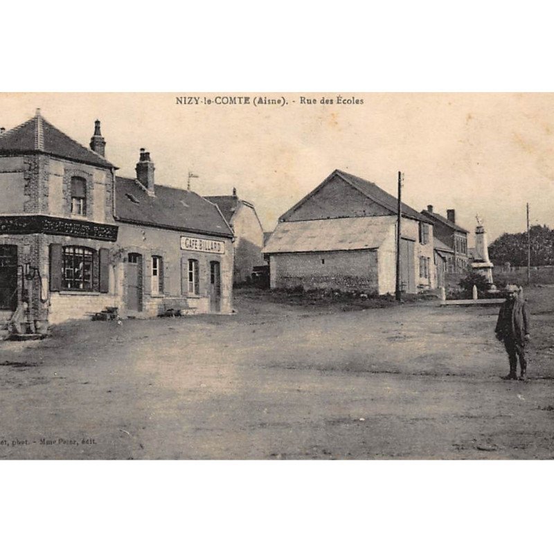 NIZY-le-COMTE : rue des ecoles - etat