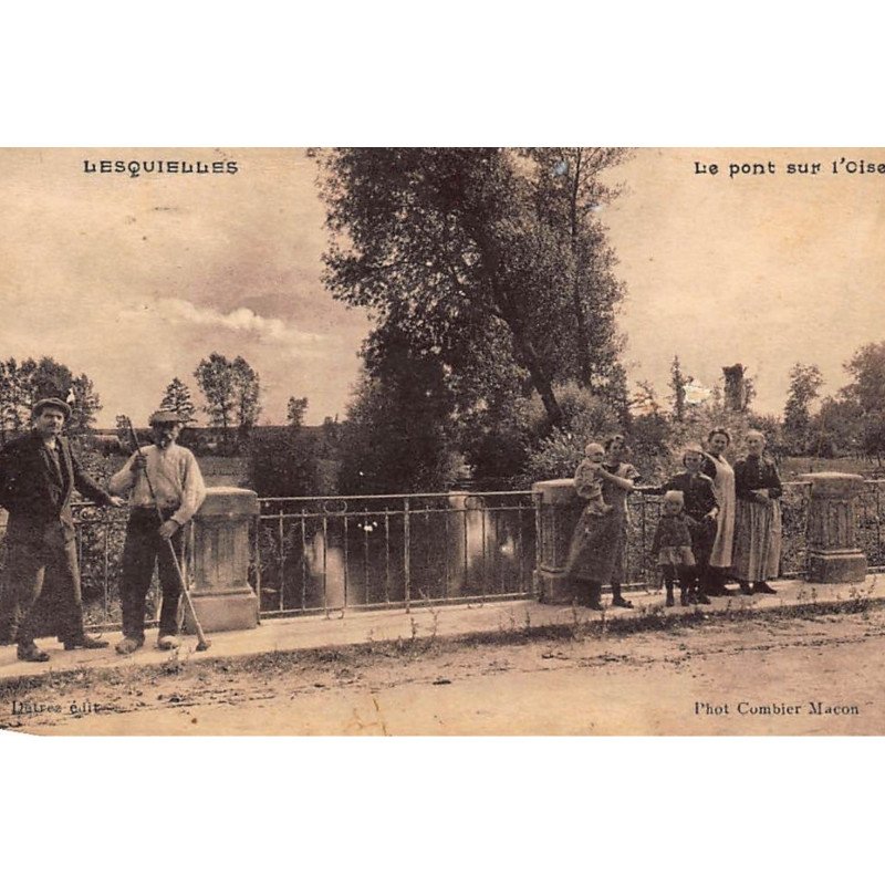 LESQUIELLES : le pont sur l'oise - etat