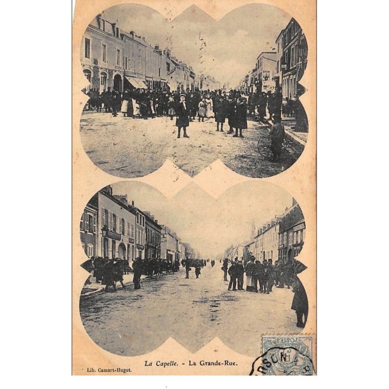 LA CAPELLE : la grande-rue - etat