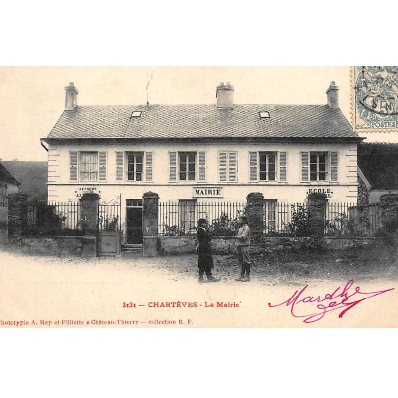 CHARTEVES : la mairie - etat