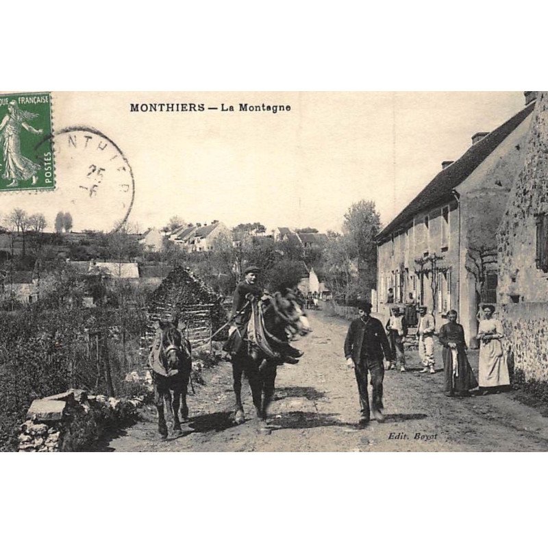 MONTHIERS : la montagne - tres bon etat