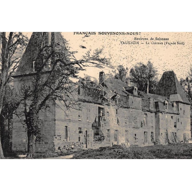 VAUXBUIN : le chateau (facade sud) - tres bon etat