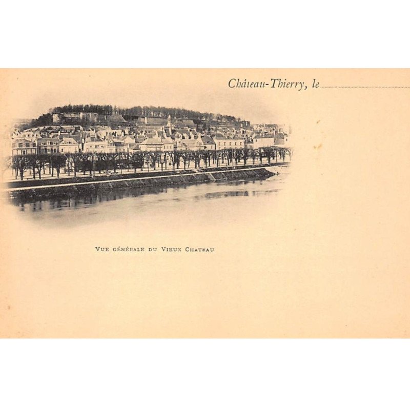 CHATEAU-THIERRY : la route de soissons à l'eglise st-crepin - tres bon etat