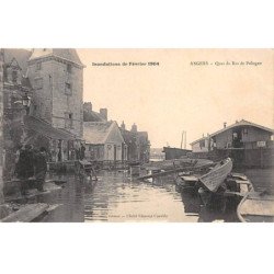 ANGERS - Inondations de Février 1904 - Quai du Roi de Pologne - très bon état
