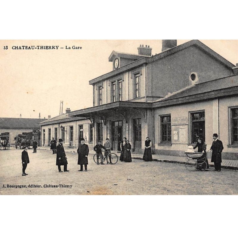 CHATEAU-THIERRY : la gare - tres bon etat