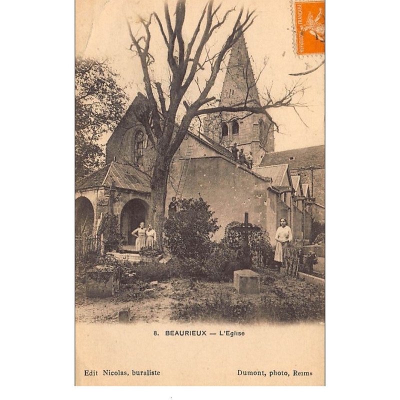 BEAURIEUX : l'eglise - etat