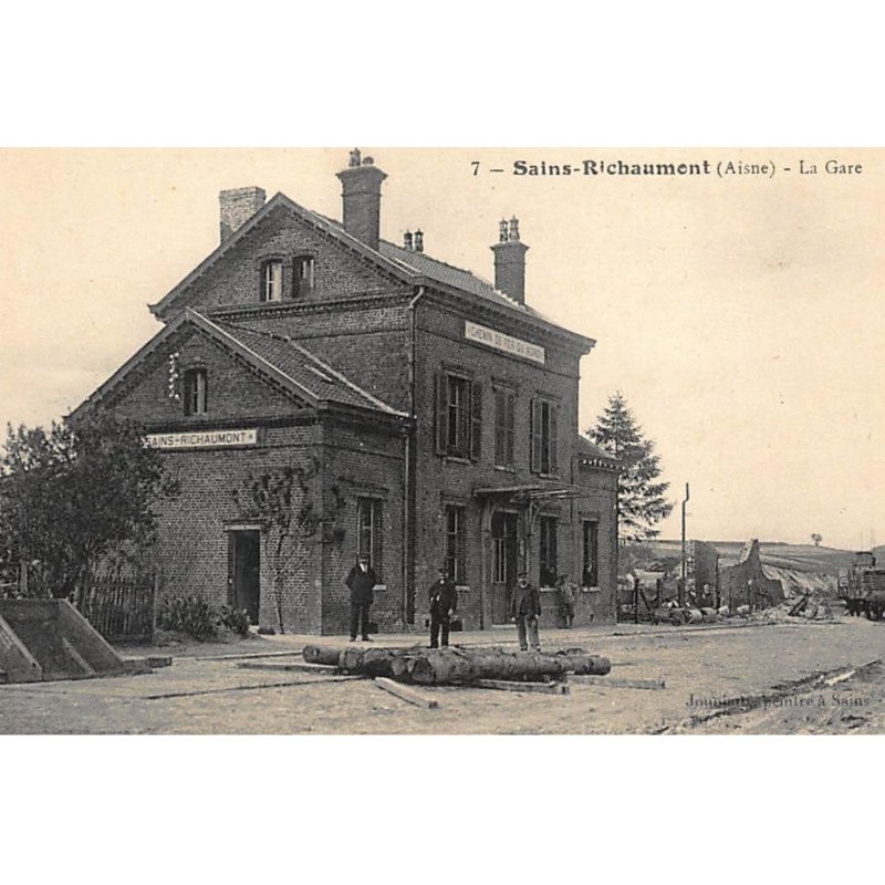 SAINT-RICHAUMONT : la gare - tres bon etat