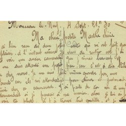 MONCEAU-le-NEUF : le carrefour de la rue du marais - tres bon etat
