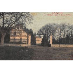 SANSSAT : entrée du chateau de teillat - etat