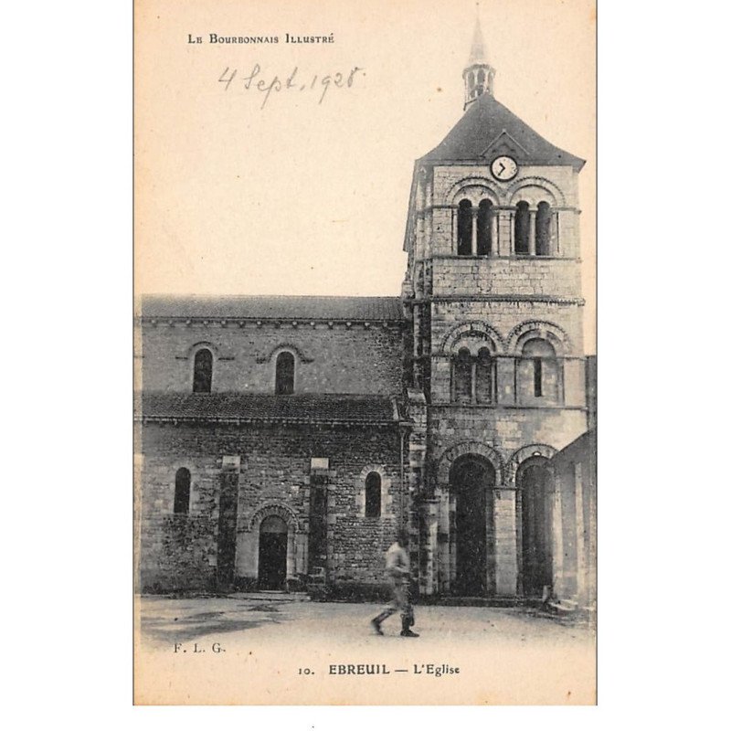 EBREUIL : l'eglise - tres bon etat