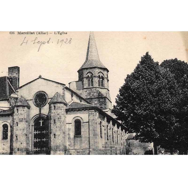 MARCILLAT : l'eglise - tres bon etat