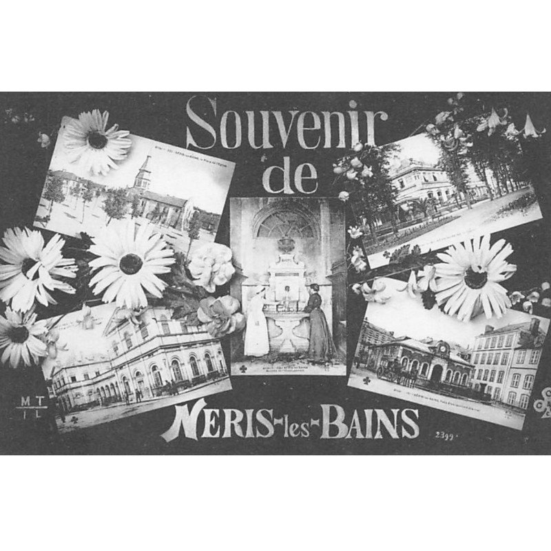 NERIS-les-BAINS : souvenir de neris-les-bains - tres bon etat