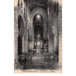 CHATEL-MONTAGNE : vue interieure de l'eglise - tres bon etat