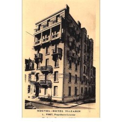 VICHY : nouvel-hotel mazarin, L. Pinet, proprietaire cuisinier 25 avenue thermale - tres bon etat