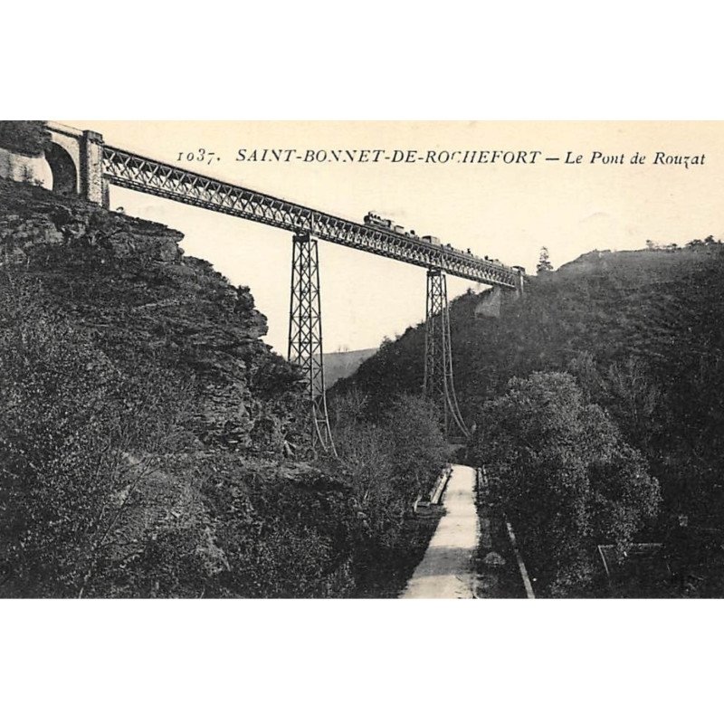 SAINT-BONNET-de-ROCHEFORT : le pont de rouzat - tres bon etat
