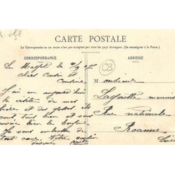 MAYET-de-MONTAGNE : une rue, hotel roncere - etat