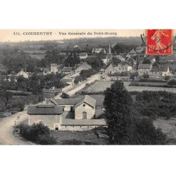 COMMENTRY : vue generale du petit-bourg - tres bon etat