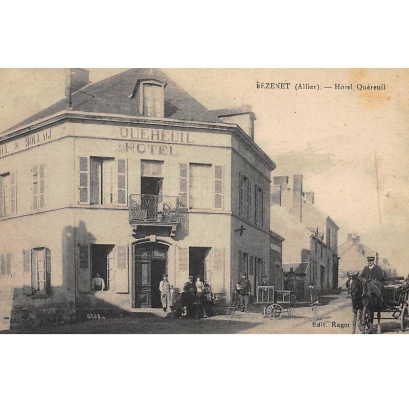BEZENET : hotel quereuil - tres bon etat